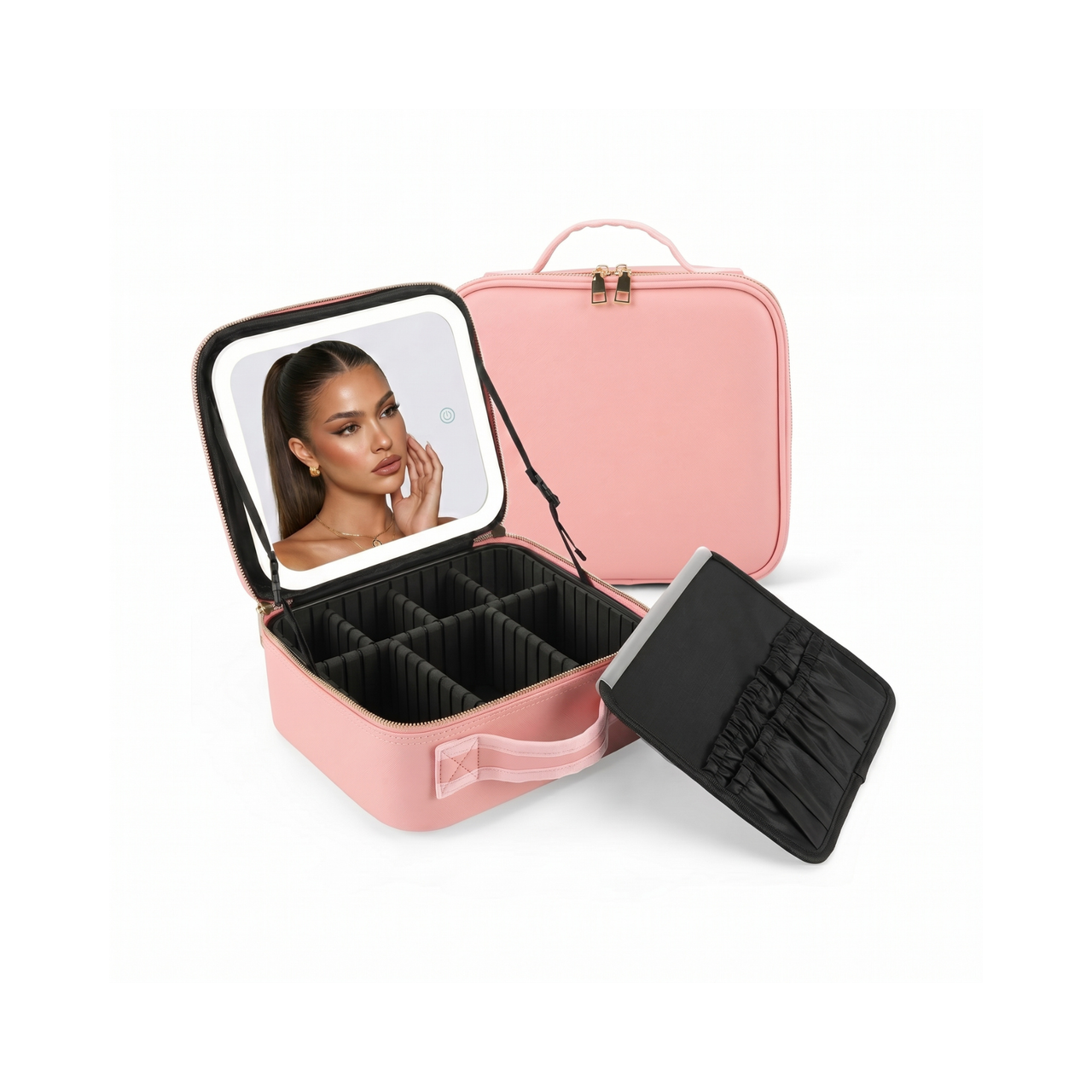 Cosmetiquera con Espejo LED