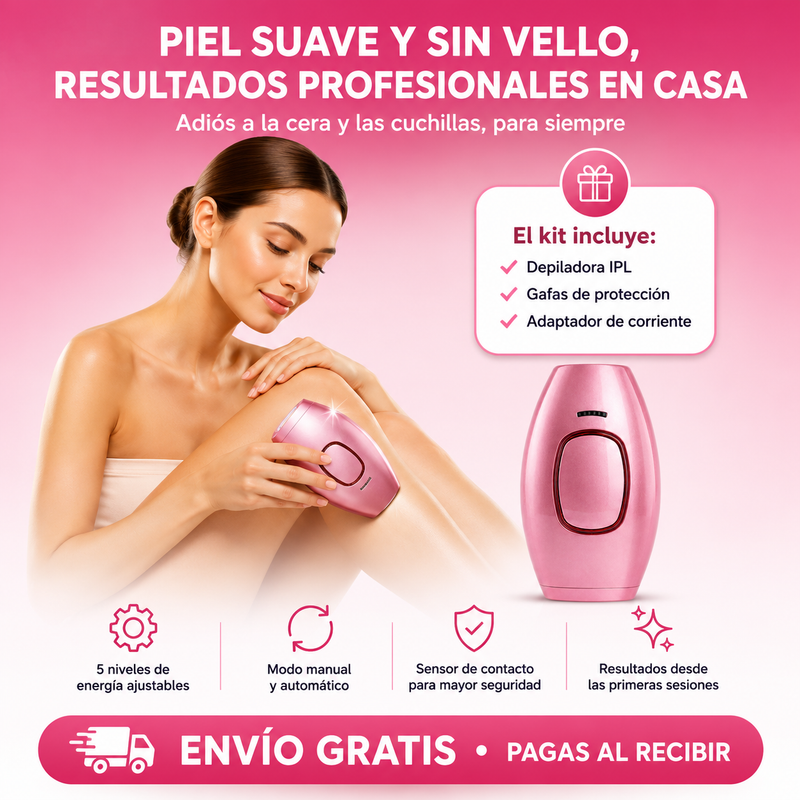 Depiladora IPL de Cristal PRO