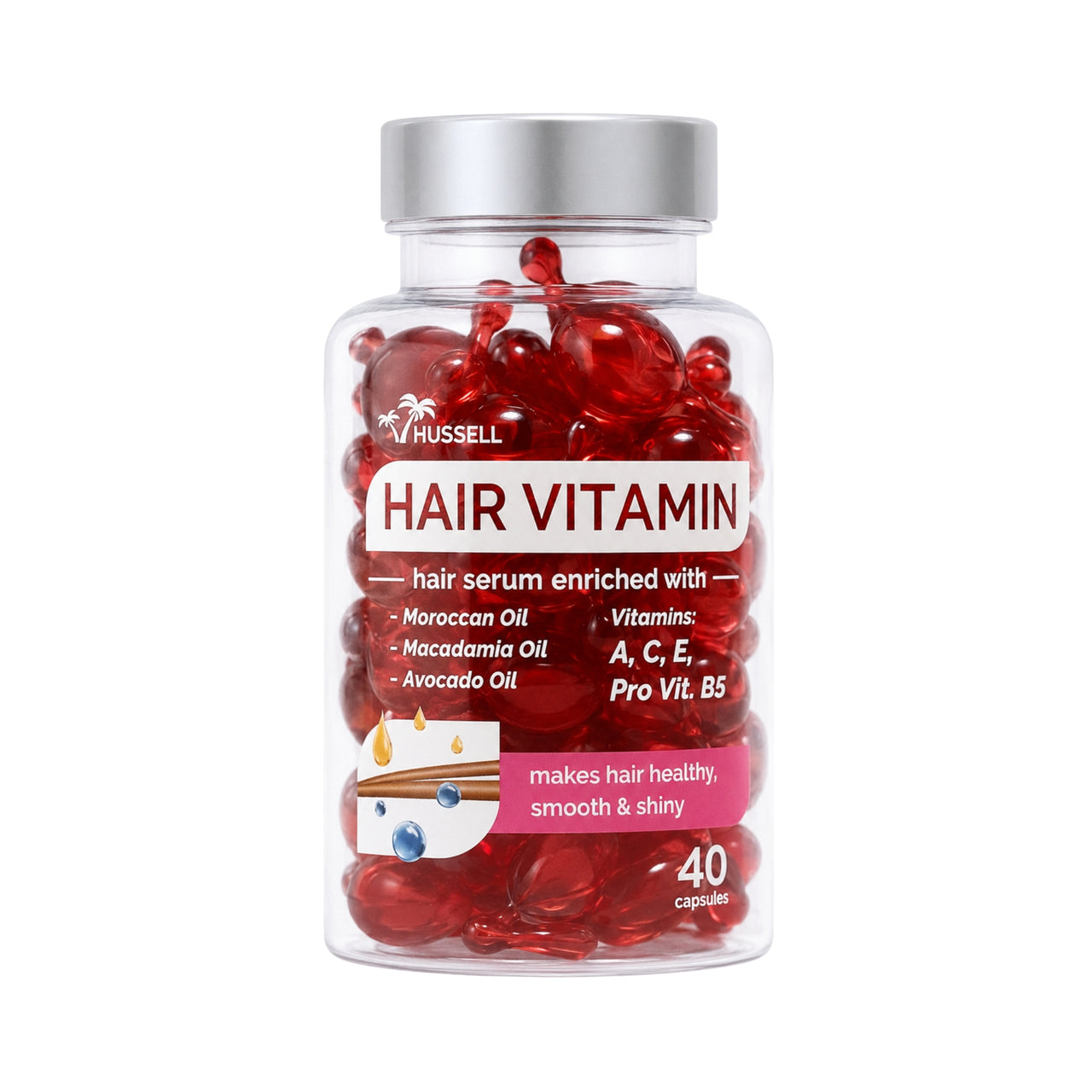 Cápsulas de Serum Capilar - Vitaminas A, E y Pro B5